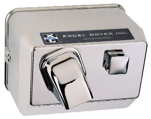Excel Dryer 76-C Cast Cover Series Hands On Push Button Surface Mounted Hand Dryer - Chrome Plated at Sears.com