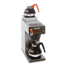 Bunn 129500292 12 Cup Coffee Brewer With Upperlower Warmers Cwt35