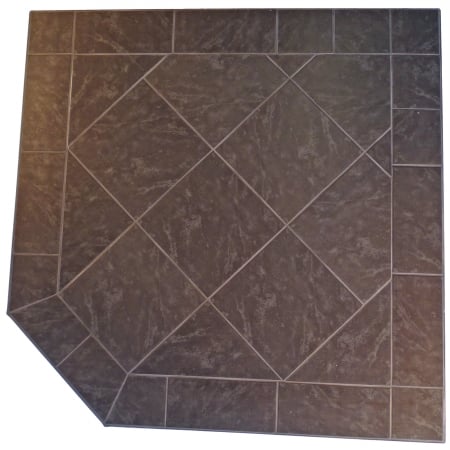 Kalvin International SP3-1228 48 x 48 Corner Hearth Pad - Standard Edge at Sears.com