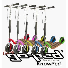 Patmont Motor Werks KN001P Go-Ped Know-Ped Kick Push Scooter - Pink at Sears.com