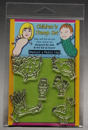 Bigfoot & Pickle Face Creations FRM01 Clear Stamp Set Farm 1 at Sears.com