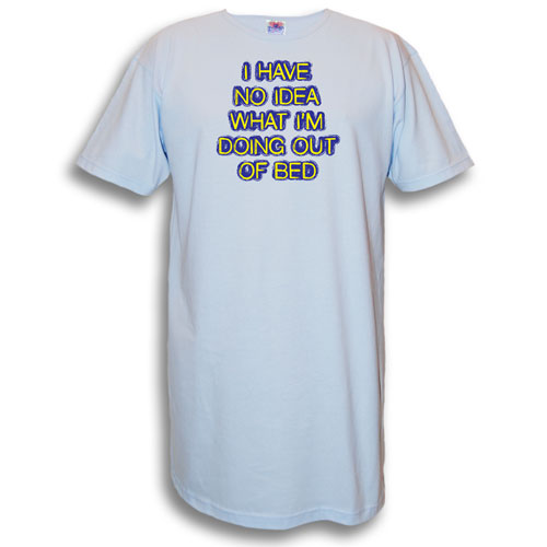 L.a. Imprints 3015 I Have No Idea Maternity Nightshirt