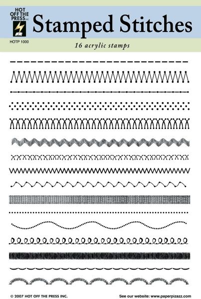 Alvin & Company Alvin HOTP1000 Clear Stamps Stitches at Sears.com