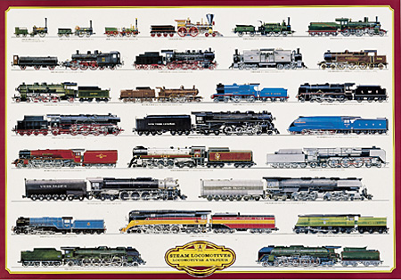 Safari 20073 Steam Locomotives Poster - Pack Of 3 at Sears.com