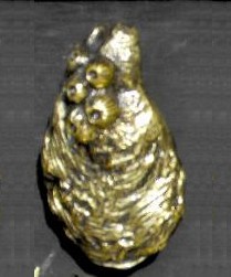 Mayer Mill Brass OYK-1 Oyster Door Knocker - Lacquered Dark at Sears.com