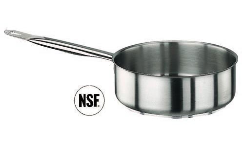 Paderno World Cuisine 11008-18 SautT Pan Stainless Steel No Lid