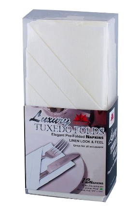 FancyNap C-Tuxedo-WHITE Tuxedo Fold-WHITE- pack of 100 at Sears.com