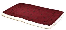 17 X 11 Inch Reversible Pet Bed - Burgundy - 40218-fvbgs