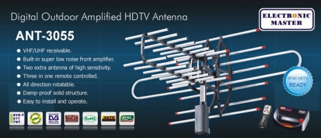 Electronic Master ANT3055 Remote Controlled Rotating Digital Outdoor Amplified HDTV Antenna at Sears.com