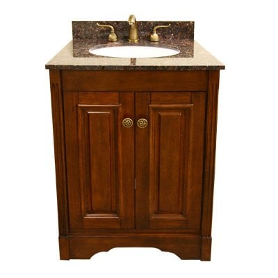 Legion Furniture WLF5048 - DW24-CABINET ONLY 24 in. Single Bathroom Vanity Set - Dark Walnut at Sears.com