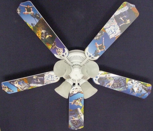 Ceiling Fan Designers 52fan-kids-rss Radical Skateboards Ceiling Fan