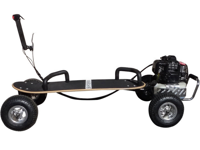 Big Toys USA SX-05_Black SkaterX 49cc Skateboard Black at Sears.com