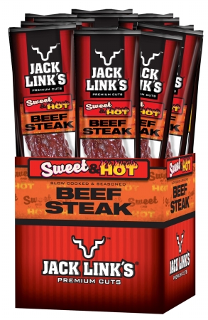 Jack Links Beef Jerky Inc 48643 1.5 Oz Sweet & Hot Beef Steak Jerky Stick - Pack of 10 at Sears.com