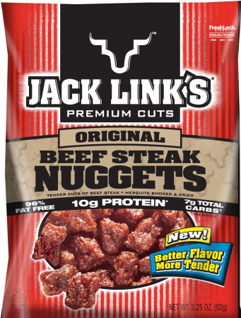 Jack Links Beef Jerky Inc 01541 3.25 Oz Original Beef Steak Nuggets - Pack of 8 at Sears.com