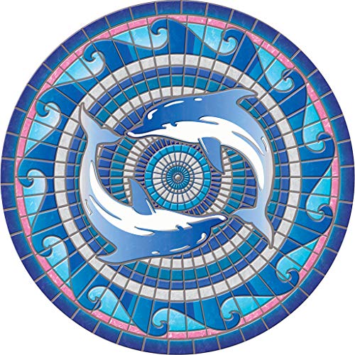 Poolmats Swimming Dolphins Poolsaic 29 inches 67B00-00050