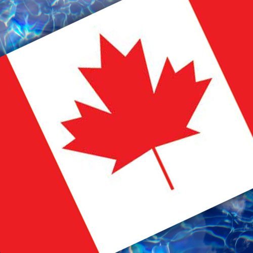 Poolmats Canadian Flag Pool Emblem 59 inches 67B00-00073_Canadian