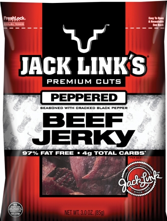 Jack Links Beef Jerky Inc 07283 3 Oz Peppered Beef Jerky - Pack of 8 at Sears.com