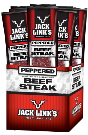 Jack Links Beef Jerky Inc 48641 1.5 Oz Peppered Beef Steak Jerky Stick - Pack of 10 at Sears.com