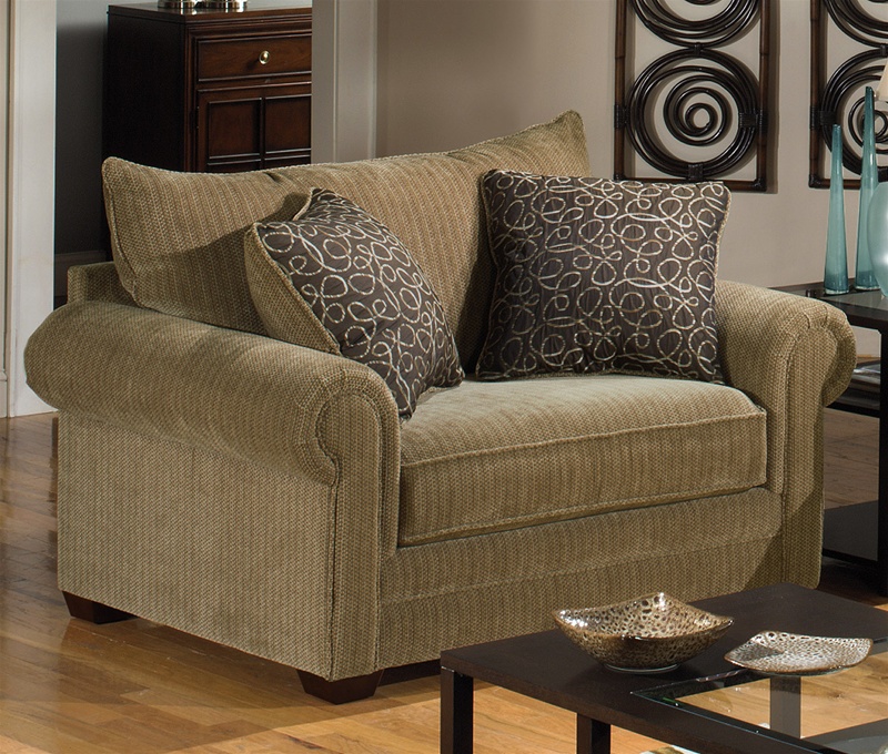 Jackson Furniture Industries 4342-01 Anniston Chair in &'&'Mineral&'&' Chenille at Sears.com