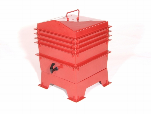 Wonder Metal and Plastic G900203-Terra Cotta VermiHut Worm Bin- 5 Unit Tray at Sears.com