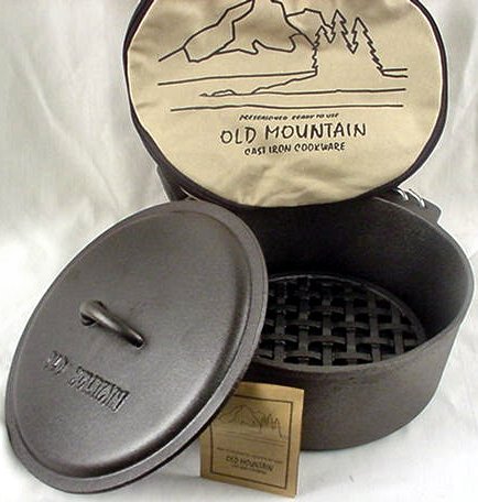 IWGAC IWDSC 0166-10111 Heavy Cast Iron Old Mountain Dutch Oven at Sears.com