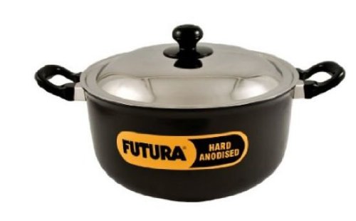 Hawkins L36 Futura Hard Anodised Stewpot Patila - 5 Litres