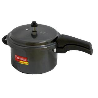 Prestige PRHA5 Deluxe Hard Anodized Black Color Pressure Cooker - 5 Litres Prestige PRHA5 Deluxe Hard Anodized Black Color Pressure Cooker - 5 Litres