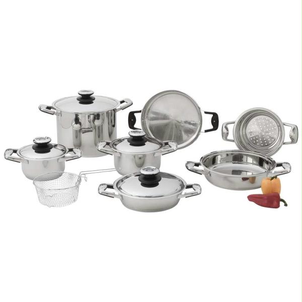 Chef s Secret Stainless Steel 13pc Cookware Set