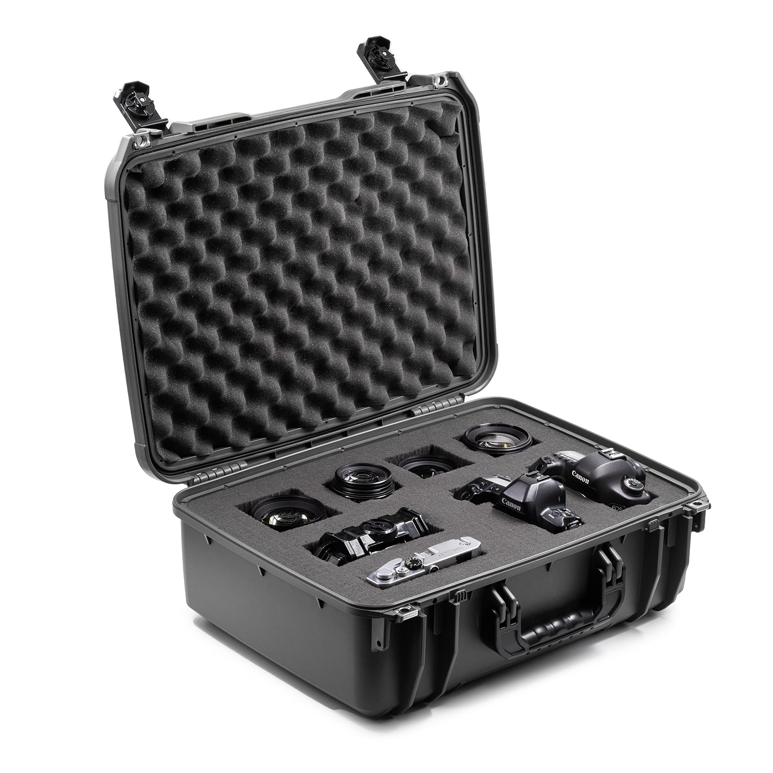 Seahorse SE720F-GM Waterproof Storage and Transport Case with Foam - Gun Metal Grey