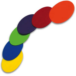 Poly Enterprises 20025046 5in. Prism Pack Poly Spots Boundary Markers Poly Spots at Sears.com