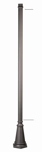 Trans Global Lighting Trans Globe Lighting 4099 BK Outdoor Outdoor Black Cast Aluminum Pole at Sears.com