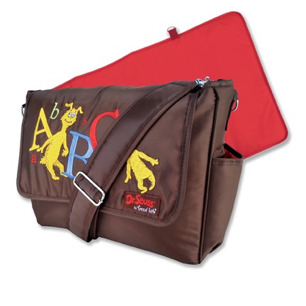 Trend Lab 30094 Diaper Bag- Brown Microfiber with Abc Scatterprint Percale Lining at Sears.com