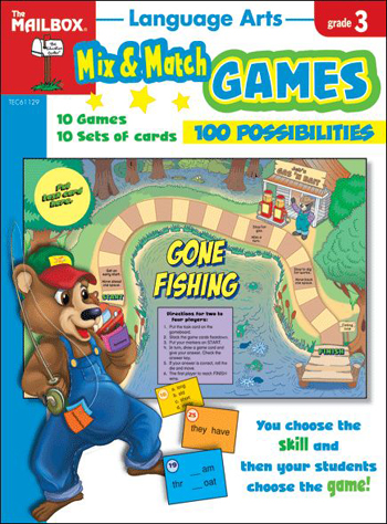 The Education Center TEC61129 Mix Match Games Language Arts Gr 3 at Sears.com