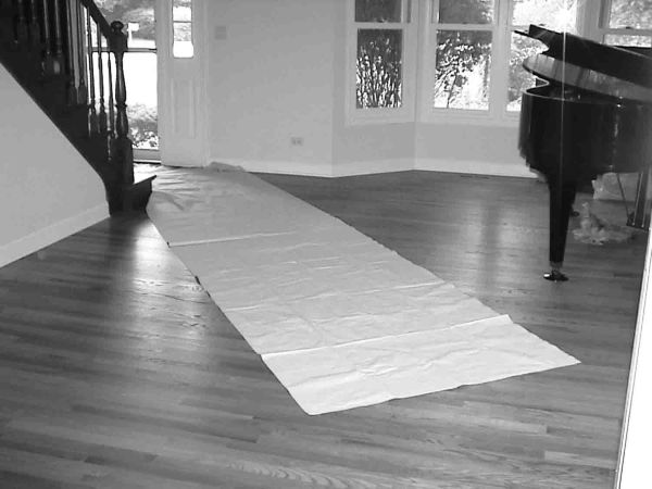 Lindemann Lindemann 600545 4FT x 15FT Rug Runner White Canvas