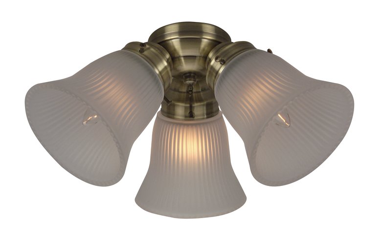 Craftmade F300CFL-AB 3 Light Fitter - Antique Brass  - Compact Flourescent at Sears.com