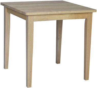 Whitewood T01-3030 Dining Essentials Solid Wood Table - Natural at Sears.com