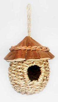 Prevue Pet Products Bpv1171 Wood Roof Bird Nest