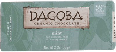 Dagoba Organic Chocolate 25042 Mint Dark Chocolate Bar 59 Percent at Sears.com