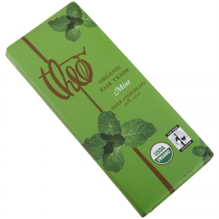 Theo Chocolate 20624 Organic Dark Chocolate Mint Bar at Sears.com