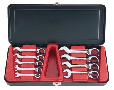 Blackhawk 578-BW-2250R 9 Piece Stubby Reversible Ratcheting Wrench Set at Sears.com