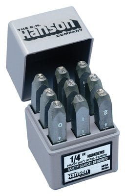 C.H. Hanson 337-20601 3-8 Inch Std General Purposenumber Stam at Sears.com