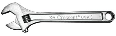 Cooper Hand Tools Crescent 181-AC110 46303 10 Inch Chrome Adjustable Wrench at Sears.com