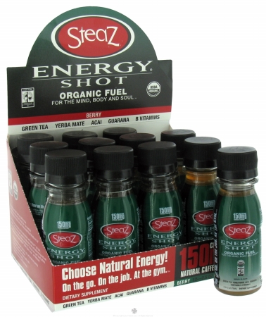 Steaz Energy 20779 Berry Energy Shot Organic at Sears.com
