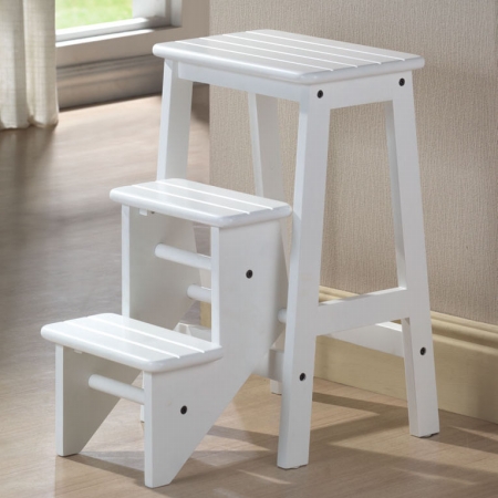 Boraam 36324 24 in. Step Stool - White at Sears.com