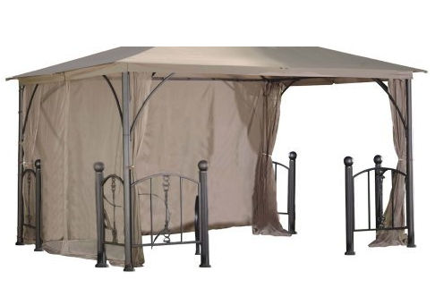 DC America GOPR58-BB-RS 12 ft. x12 ft. Replacement Privacy-Wind Shade-Rome Post Gazebo- Polyester Material- Beige at Sears.com