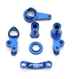 St Racing Concepts St Racing ST6845B 4x4 Cnc Machined Aluminum Steering Bellcranks Slash - Blue at Sears.com
