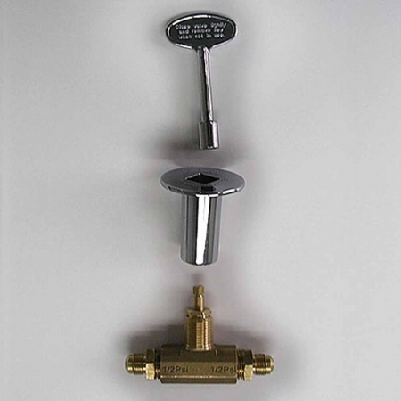 Hearth 805-CR Integrated Valve with Chrome Face Plate & Key - 10 Pack at Sears.com