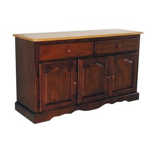 Sunset Trading DLU-22-BUF-NLO 3 Door Buffet & Hutch - Nutmeg-Light Oak Sunset Trading DLU-22-BUF-NLO 3 Door Buffet & Hutch - Nutmeg-Light Oak