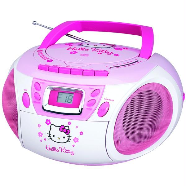 Hello Kitty Kt2028A Stereo Am/Fm/Cd Boom Box With Cassette Player/Recorder at Sears.com