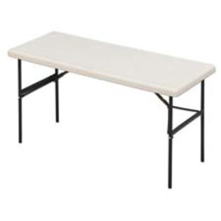 Iceberg ICE65383 Folding Table- 600 lb Cap.- 72in.x24in.x29in.- Platinum Iceberg ICE65383 Folding Table- 600 lb Cap.- 72in.x24in.x29in.- Platinum